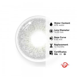 Wildcat Grey Coloured Contact Lenses Infuse