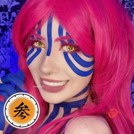 Slayer Akaza Iii Coloured Contact Lenses Biotrue