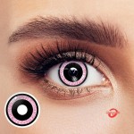 Nebulos Pink Coloured Contact Lenses Infuse