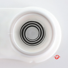 Black Spiral Halloween Cosplay Contacts Clariti
