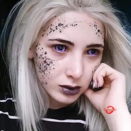 Purple Flash Sclera Halloween Lenses Myday