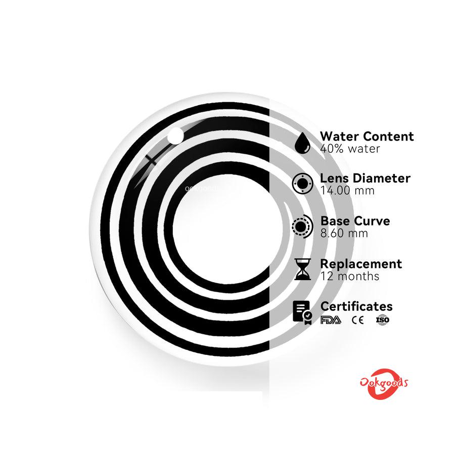 white cosplay contact lenses Dailies